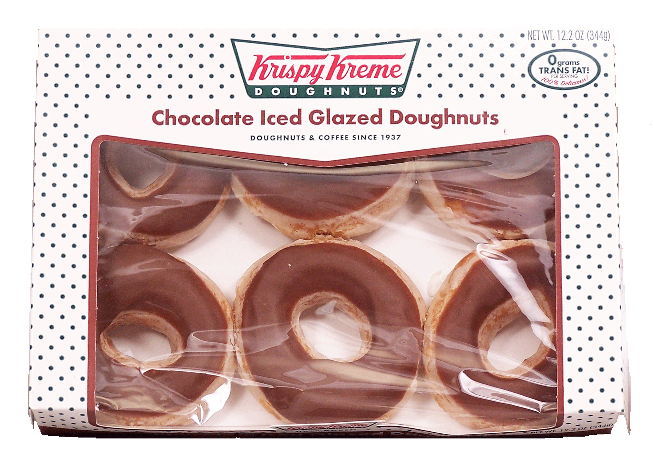 Krispy Kreme  chocolate iced glazed doughnuts Full-Size Picture